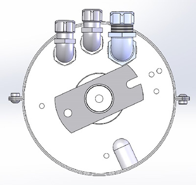 crane slip ring base